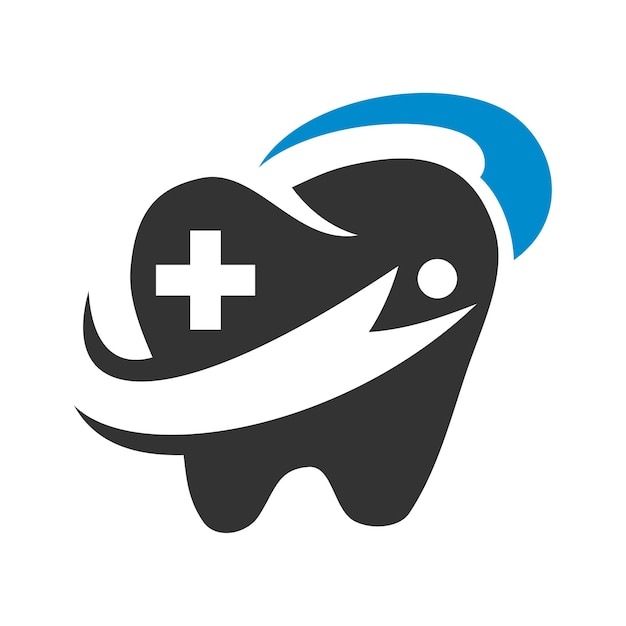 Logotipo de solución de cuidado dental familiar Icono Ilustración Identidad de marca