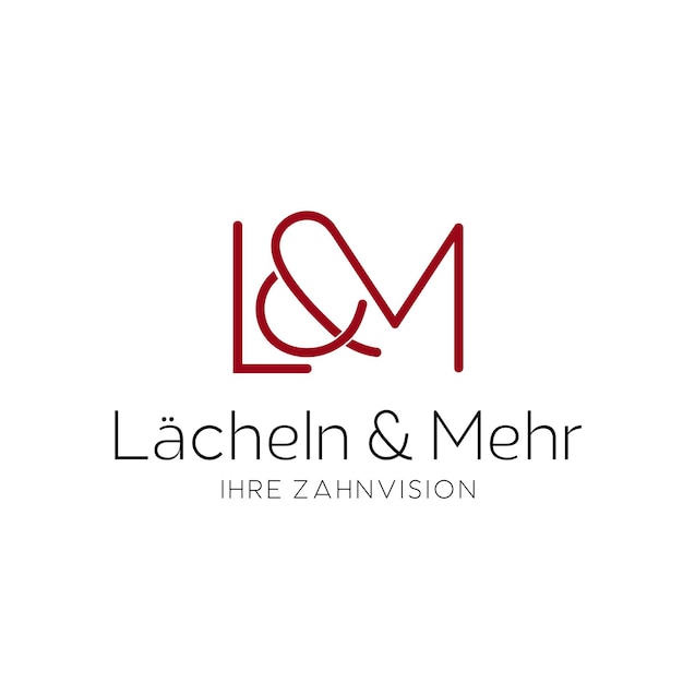 El logotipo de la sonrisa de LM LM