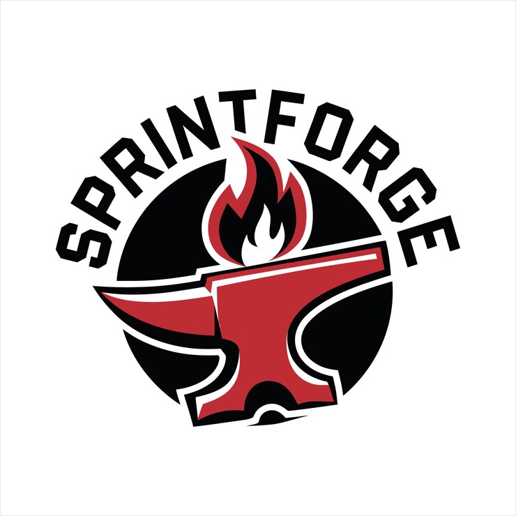 Vector el logotipo de sprintforge