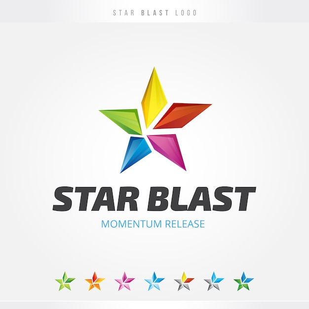 Logotipo de star blast