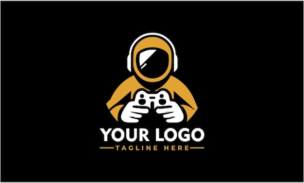 un logotipo para su logotipo sobre un fondo negro