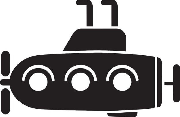 Logotipo submarino futurista para una marca de tecnología o innovación