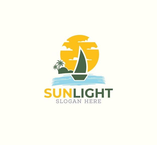 El logotipo de Sunlight Sailboat