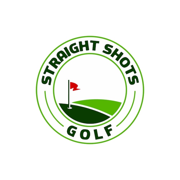 Logotipo súper genial para un negocio de simuladores de golf de alta tecnología