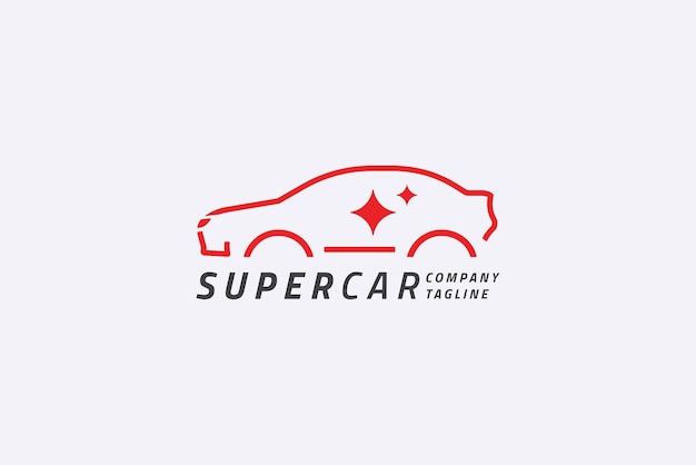 El logotipo de SuperCar