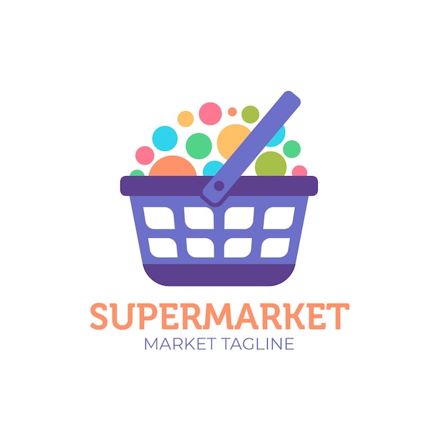 Vector logotipo de supermercado