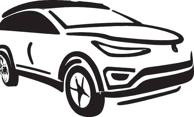 Logotipo de SUV seguro para un fabricante de automóviles con un fuerte énfasis en las características de seguridad
