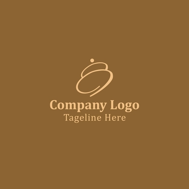 El logotipo de la tarta simple