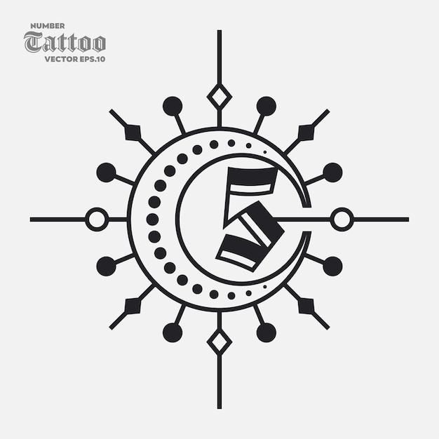 Logotipo del tatuaje número 5