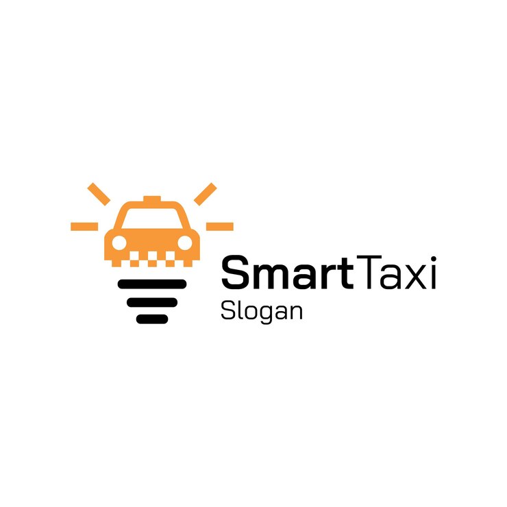 El logotipo del taxi inteligente