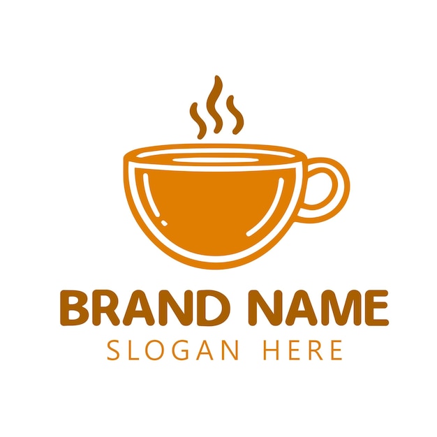 El logotipo de la taza de café