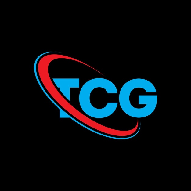 Logotipo TCG TCG letra TCG letra diseño logotipo Iniciales TCG logotipo vinculado con círculo y mayúscula monograma logotipo TCG tipografía para negocios de tecnología y marca inmobiliaria