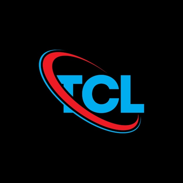 Vector logotipo tcl tcl letra tcl letra diseño logotipo iniciales tcl logotipo vinculado con círculo y mayúscula monograma logotipo tcl tipografía para negocios de tecnología y marca inmobiliaria