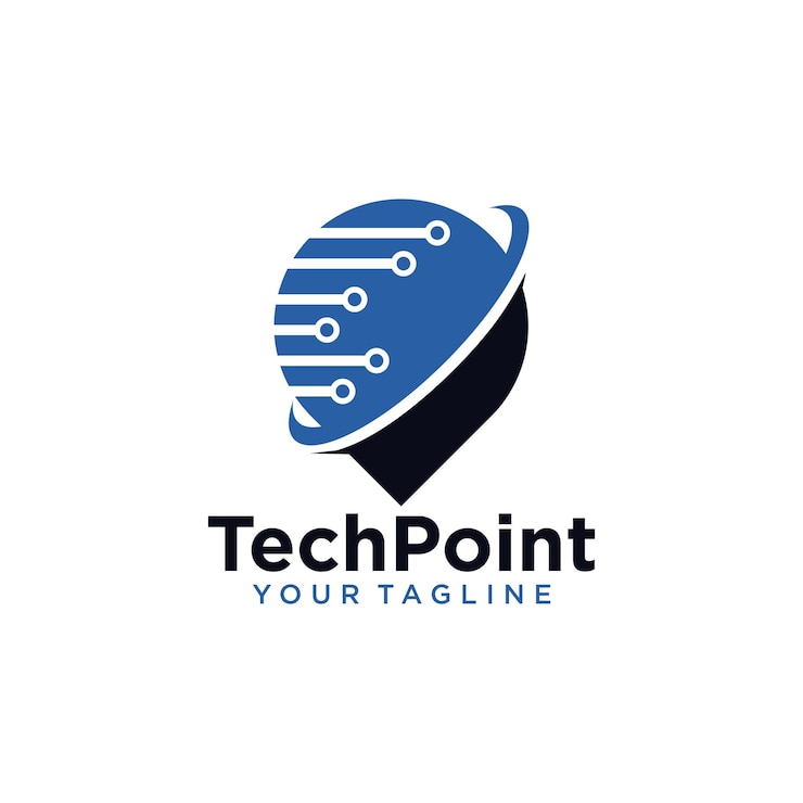 Vector logotipo de tech point