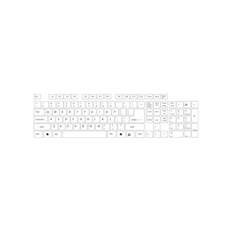 Vector logotipo del teclado