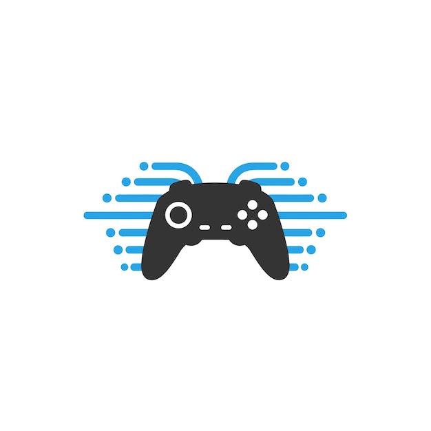 El logotipo de la tecnología del controlador de juego