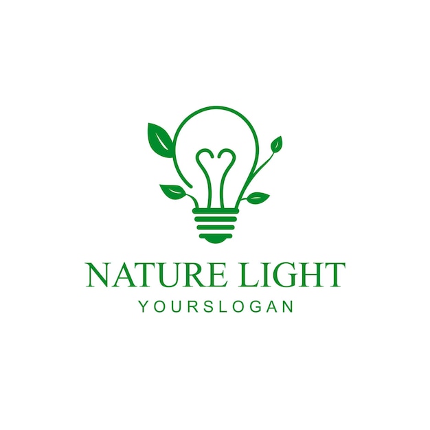 Logotipo de tecnología ecológica para la innovación sostenible