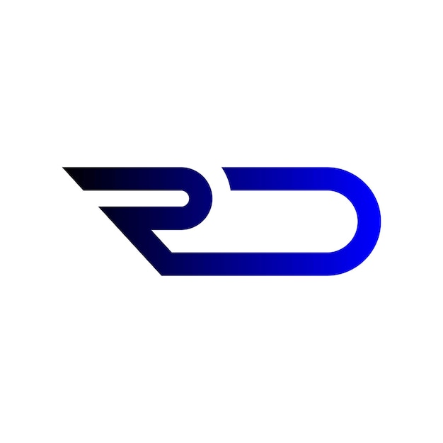 El logotipo de la tecnología es un monograma inicial, un símbolo de lujo, un icono simple, una letra y un diseño de logotipo.