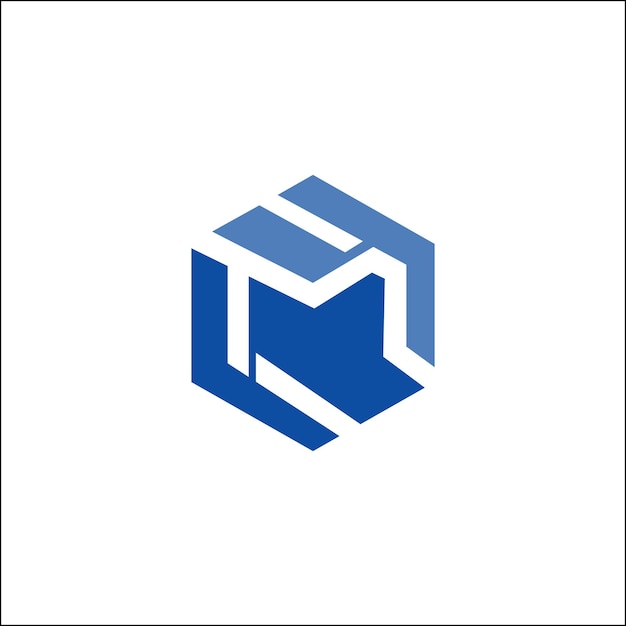 Logotipo de tecnología M Diseño de logotipo ilustración vectorial aislada