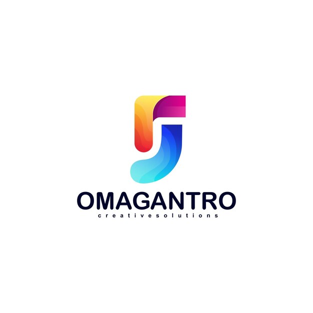 Logotipo de tecnología moderno colorido