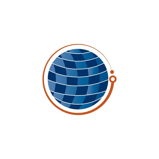 Logotipo de tecnología mundial