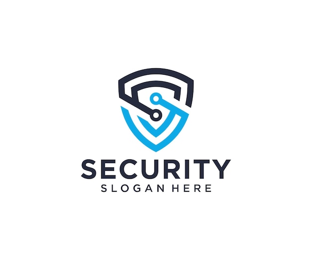 Logotipo de tecnología de seguridad