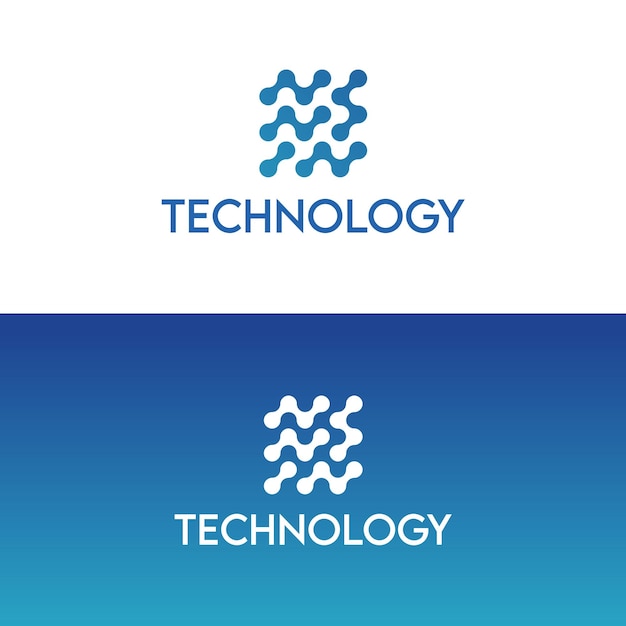 Vector logotipo de la tecnología