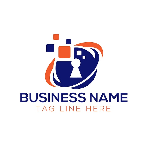 Logotipo tecnológico de bitcoin
