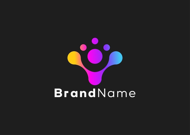Logotipo tecnológico minimalista con la letra V de estilo moderno, negocio futurista y logotipo tecnológico
