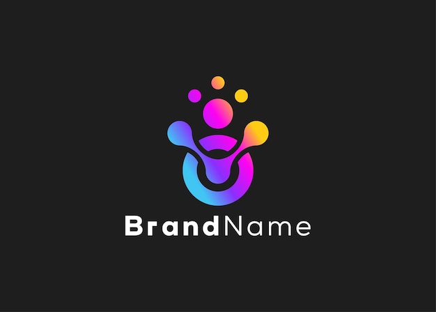 Logotipo tecnológico minimalista con la letra V de estilo moderno, negocio futurista y logotipo tecnológico