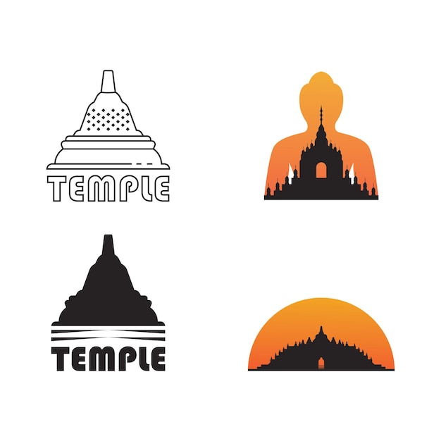 Vector logotipo del templo