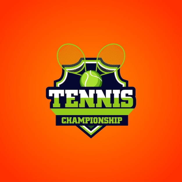 Vector logotipo de tenis