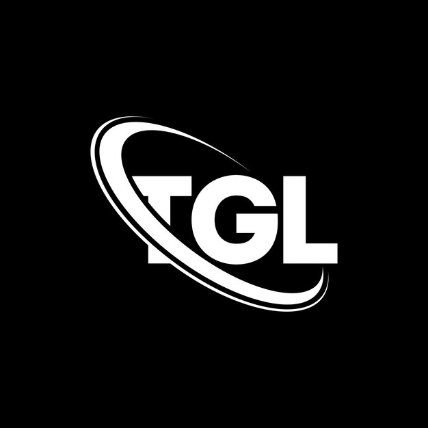 Logotipo TGL TGL letra TGL letra diseño de logotipo Iniciales TGL logotipo vinculado con círculo y mayúscula monograma logotipo TGL tipografía para negocios de tecnología y marca inmobiliaria