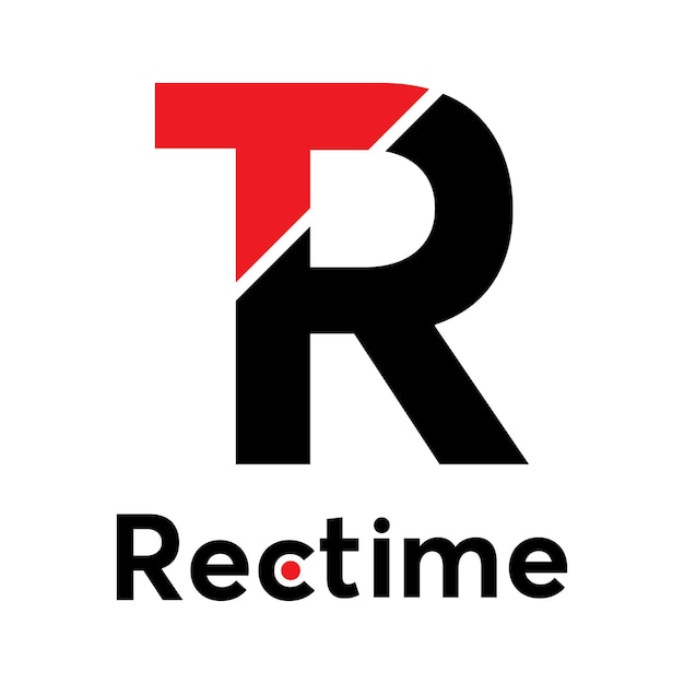 Logotipo de tiempo de grabación Logotipo de RT