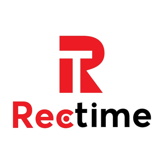 Logotipo de tiempo de grabación Logotipo de RT