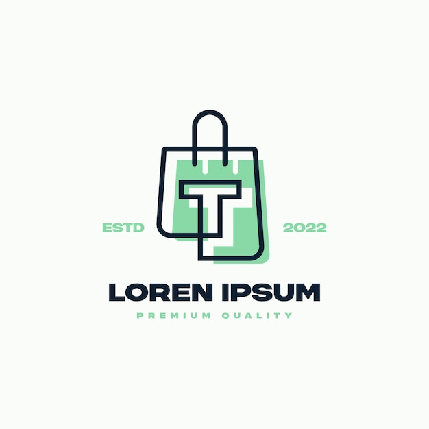 El logotipo de la tienda Alphabet T