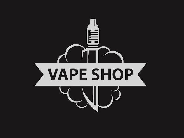 Vector logotipo de la tienda de cuchillos vape