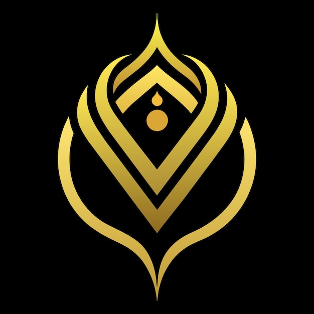 el logotipo de la tienda de joyas de oro ilustración de arte vectorial con una forma moderna elegante perfecta 22