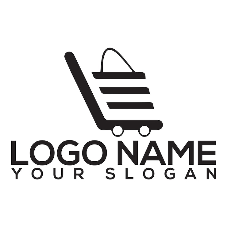 Vector logotipo de la tienda en línea