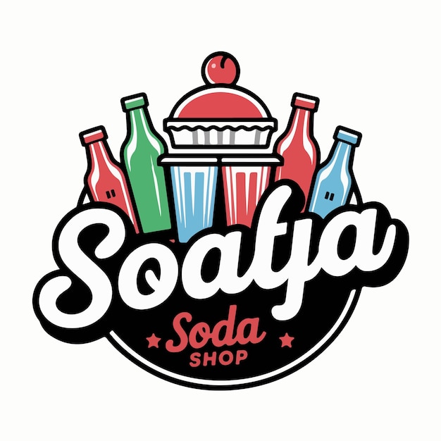 un logotipo de una tienda de refrescos llamada suave y