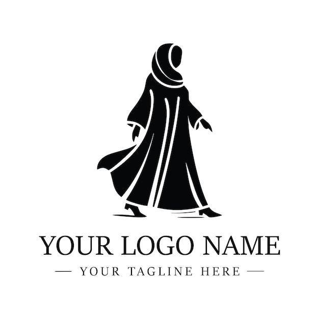 El logotipo de la tienda de ropa musulmana Abaya Fashion