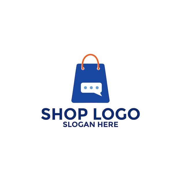 Logotipo de tienda Vector de logotipo de compras Buena plantilla de diseño de logotipo de tienda en línea