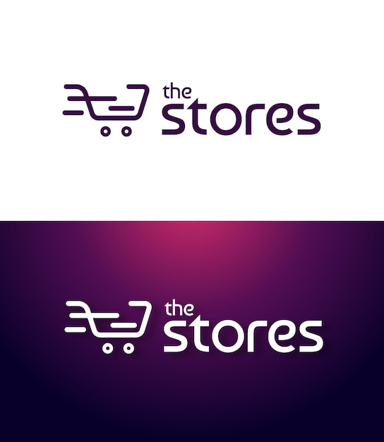 El logotipo de las tiendas