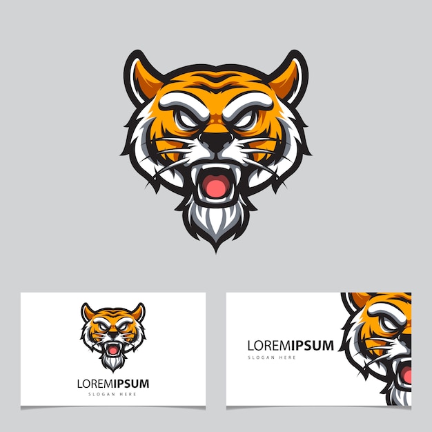 Logotipo de tiger e sport