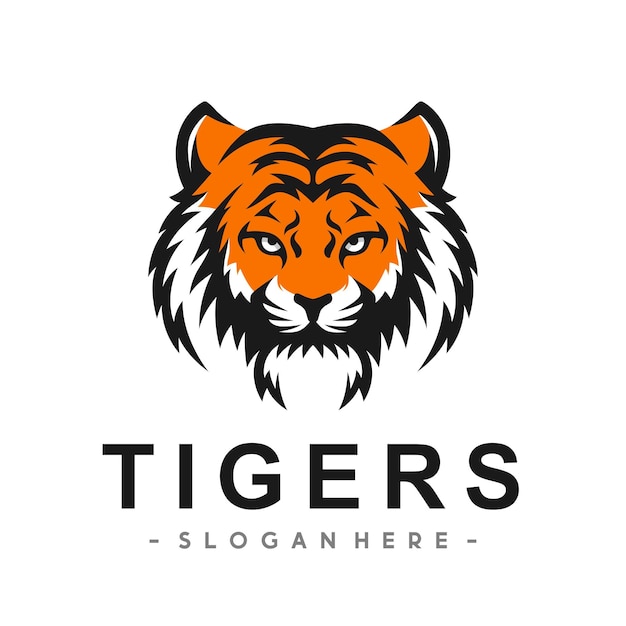 Logotipo de tigre agresivo