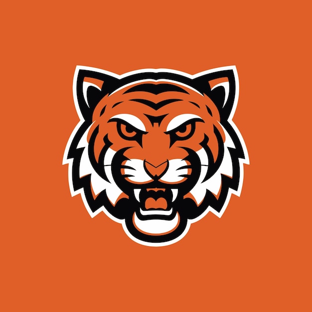 Logotipo de tigre rugiente