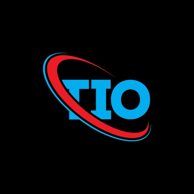 Logotipo TIO TIO letra TIO letra diseño logotipo Iniciales TIO logotipo vinculado con círculo y mayúscula monograma logotipo TIO tipografía para negocios de tecnología y marca inmobiliaria