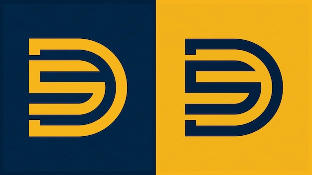 Logotipo de tipografía ds