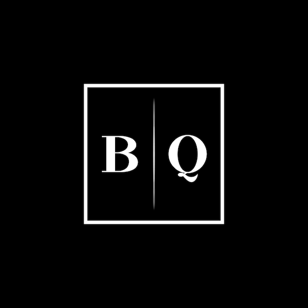El logotipo de la tipografía minimalista BQ