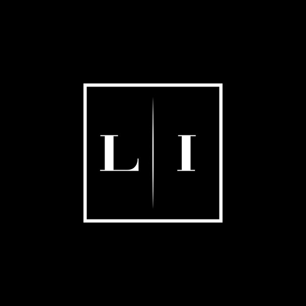 El logotipo de tipografía minimalista de LI